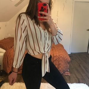 Long Sleeve Crop Top